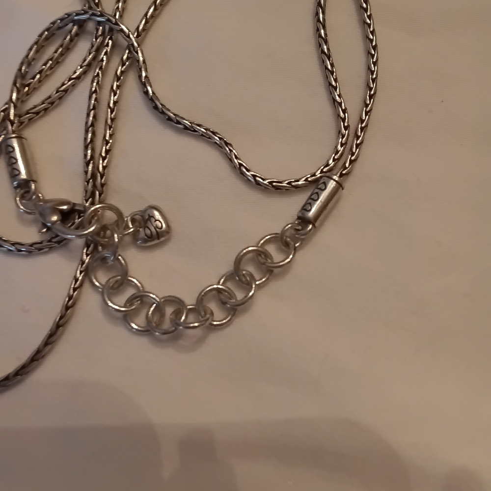 Brighton vintage articulated teddy bear pendant W 36" Brighton Chain - Picture 3 of 5